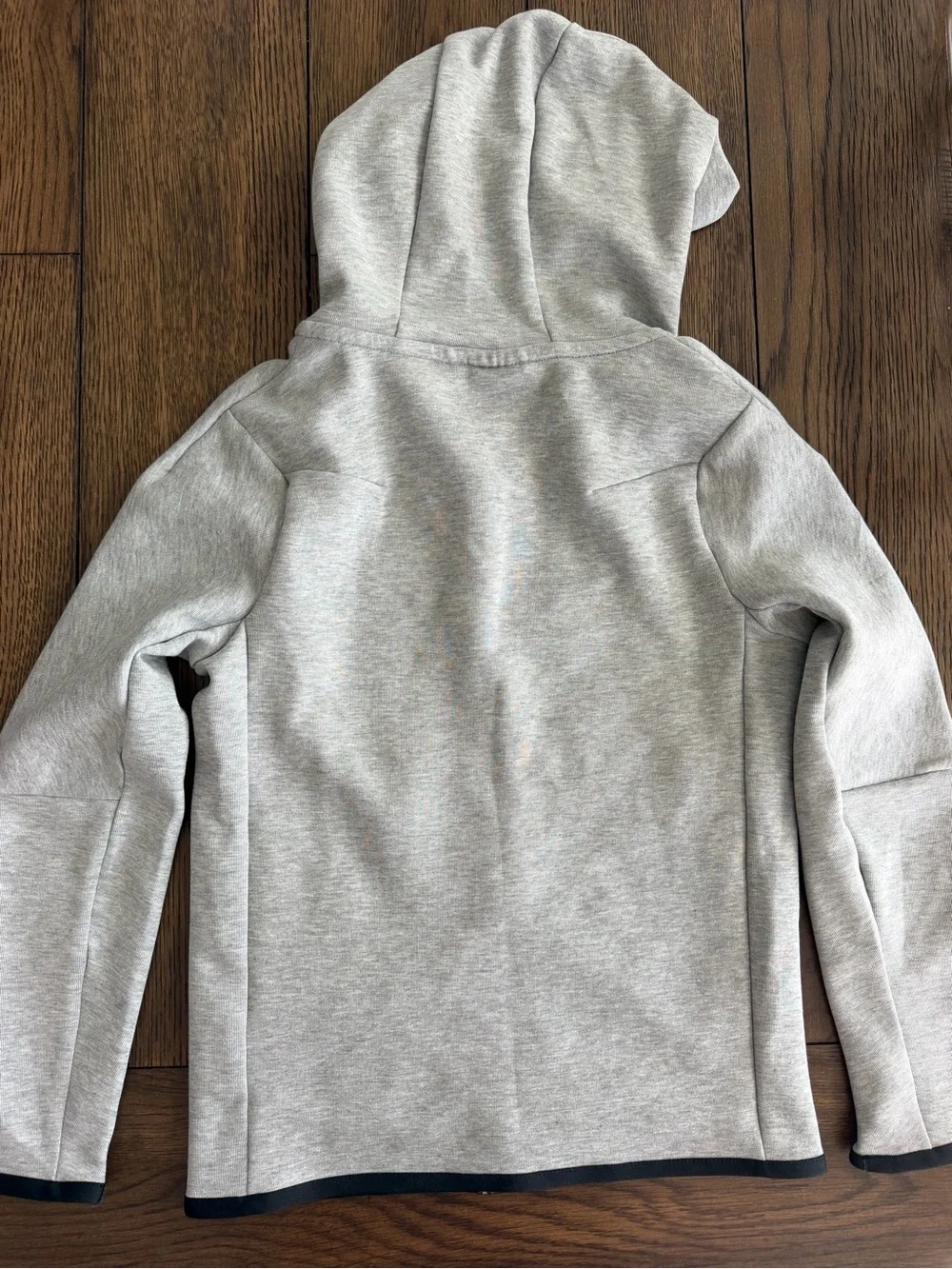 Nike Kids Tech Fleece Full-Zip Hoodie Size Small Heather Grey NWT